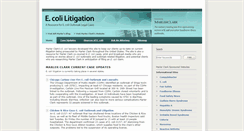 Desktop Screenshot of ecolilitigation.com